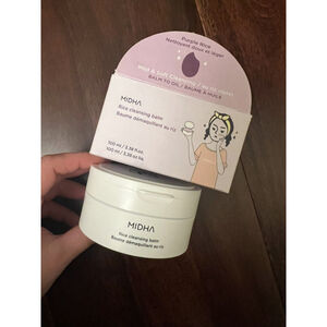 Vegan-MIDHA Purple Rice Mild & Soft Cleaning Balm To Oil Exp 6/27 MadeIn Korea